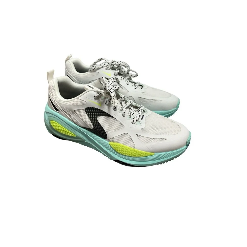 Skechers Men's Octus - Ovek Running Shoe White/Aqua‎ - 232735-WAQ, White/Aqua